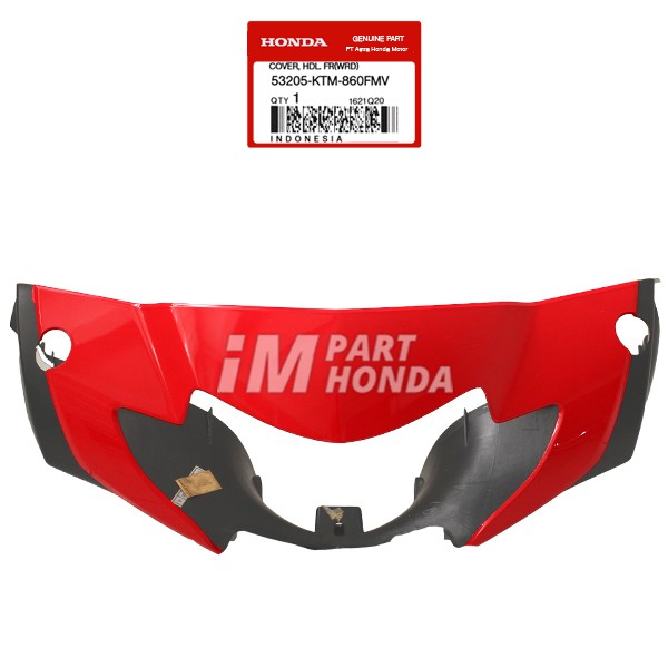 53205-KTM-860FMV Batok Lampu Depan Supra X 125 Lama Tromol 2005 - 2006 Merah