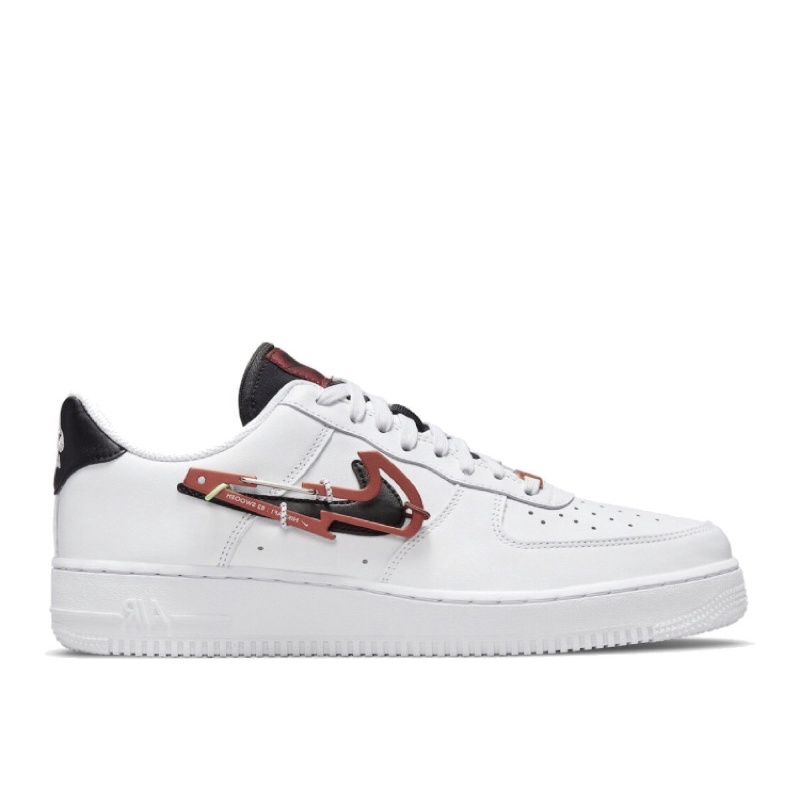 Nike Air Force 1 Low Carabiner Swoosh Red - 100% Original / RESMI