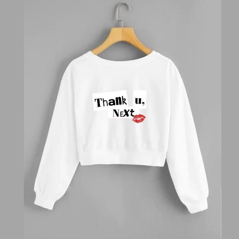 N2-SWEATER KROP THANK YOU NEXT