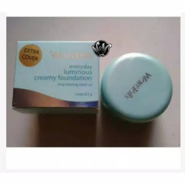 WARDAH LIGHTENING LUMINOUS CRElAMY FOUNDATION EXTRA COVER/WARDAH/FOUNDATION/CREAMY FOUNDATION/MAKEUP