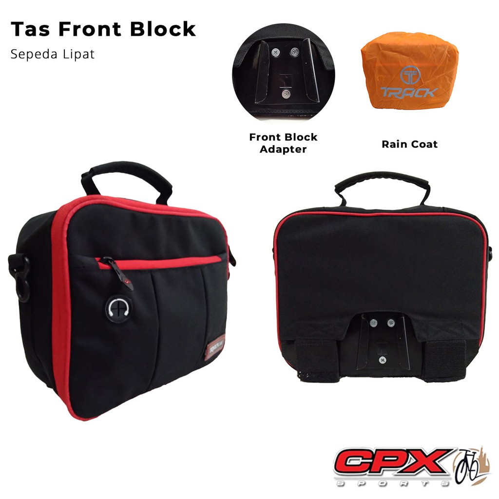 Tas Stang Sepeda front block Kotak Full Furing Waterproof