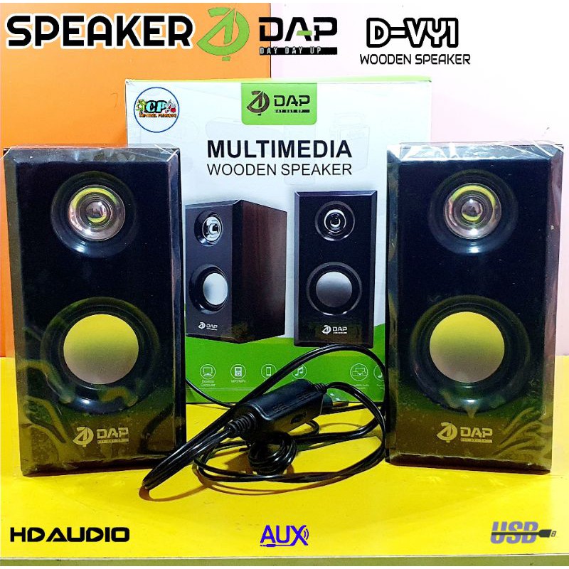 Speaker DAP D-VY1 USB Aux For PC and Laptop
