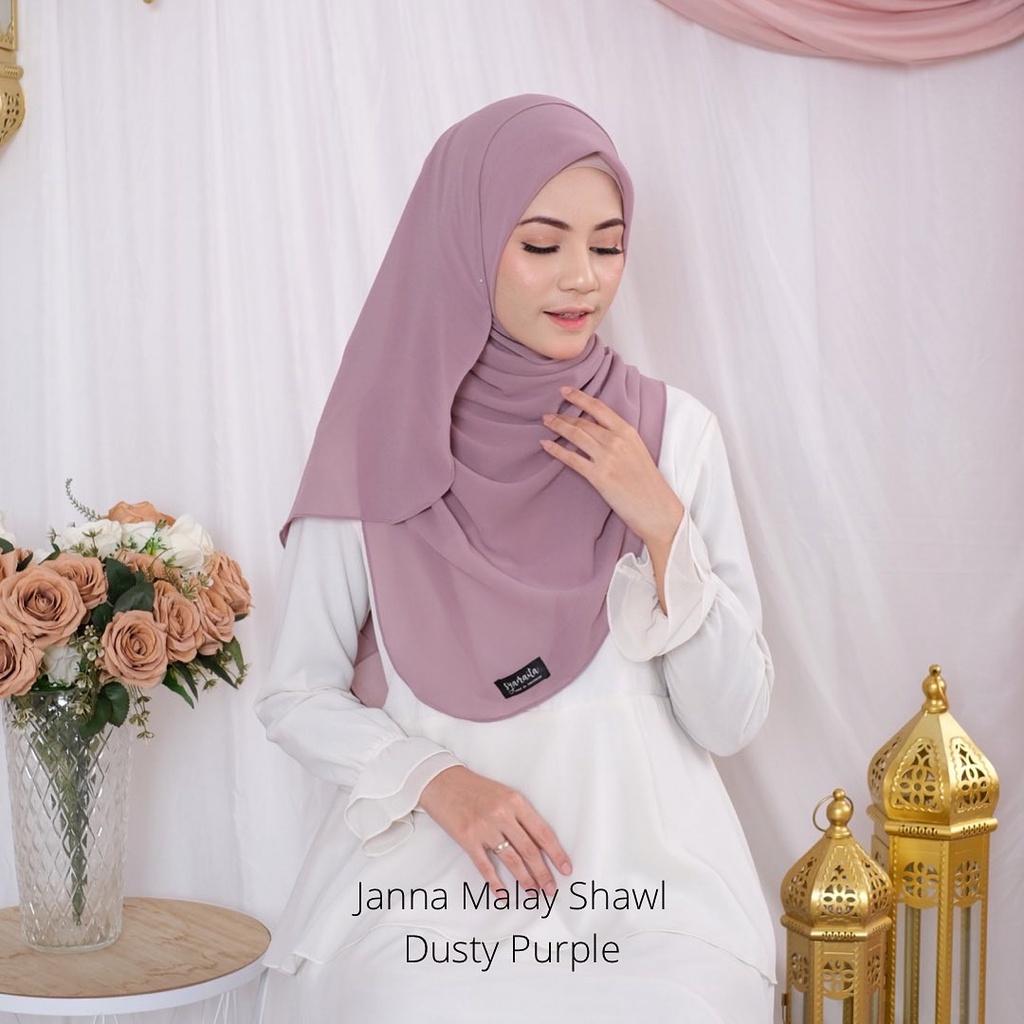 JANNA MALAY SHAWL (BELI 3 gratis 1) Janna Malay Shawl by syamaita