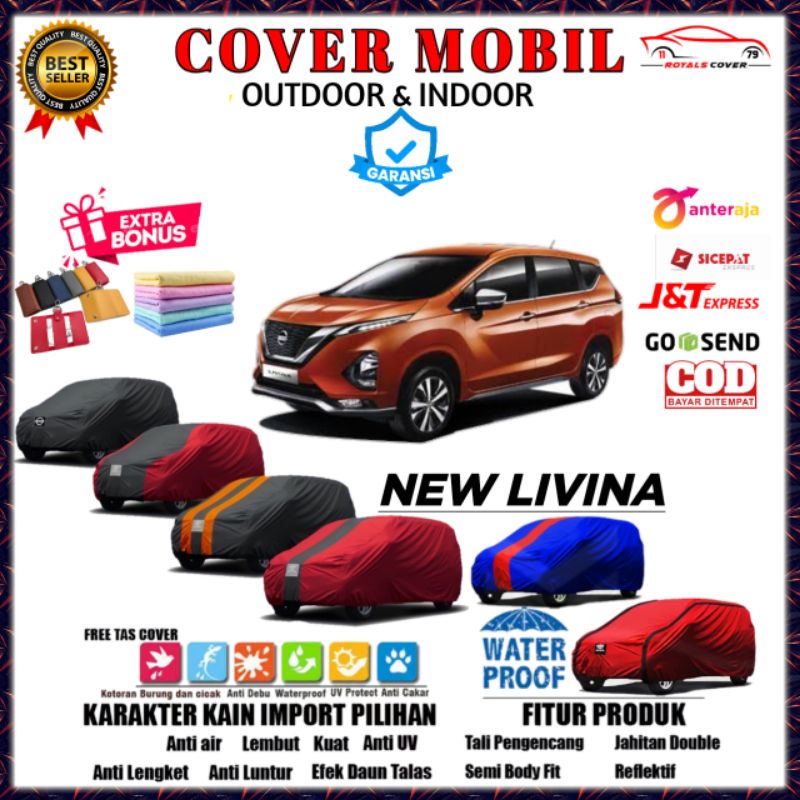 Body Cover Mobil Nissan All New Livina 2019 Sarung Selimut Mantel Tutup Waterproof Outdoor Anti Air