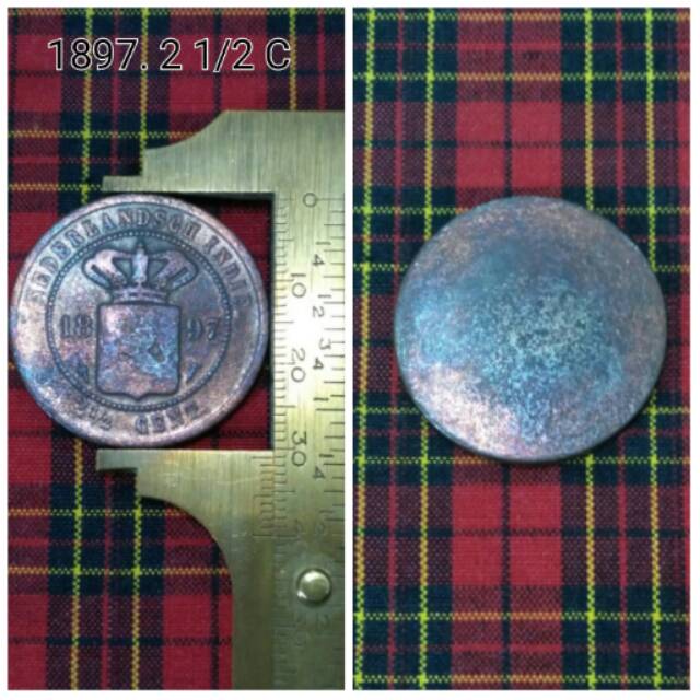 Koin 1897. 2 1/2 C
Nederlandsch Indie