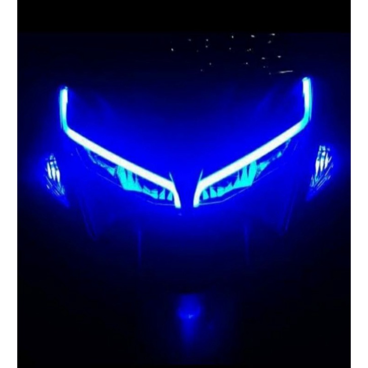 Lampu Alis LED Aerox 155 Nmax Lexi Vario dll bahan flexibel Original Aes