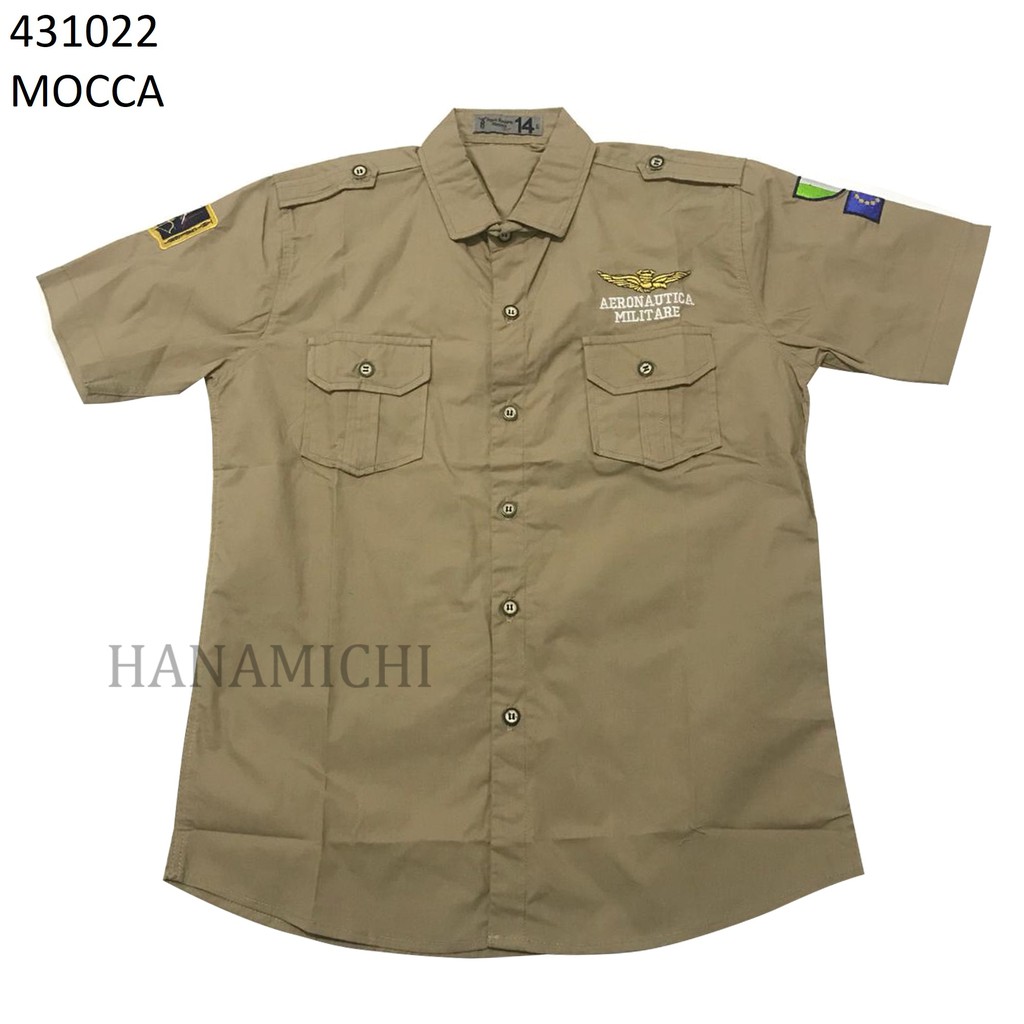 Hanamichi 431022 Baju Kemeja Anak Lengan Pendek