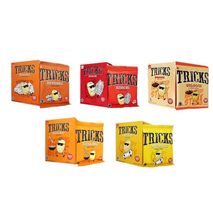 

PROMO TRICKS CRISPS 1BOX ISI 10PCS POTATO BAKED - BISKUIT KENTANG PANGGANG MURAH