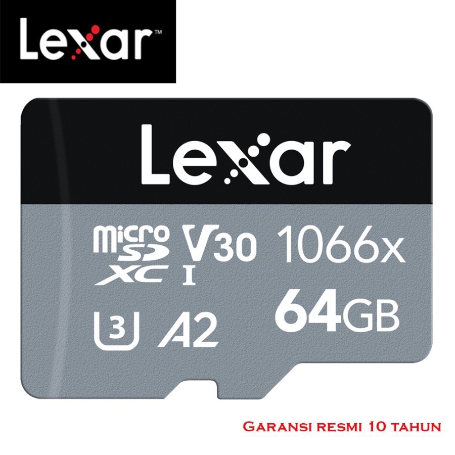 Lexar Microsd 64GB Professional 1066x Up to 160Mb/s