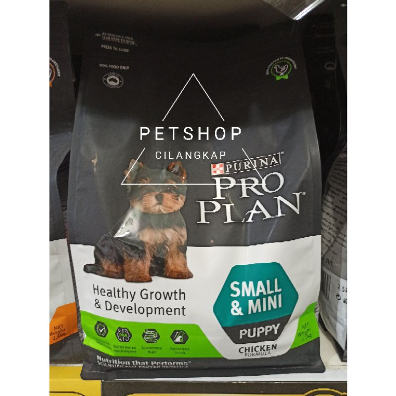 proplan small mini puppy 2,5kg chiken pro plan dog makanan anjing