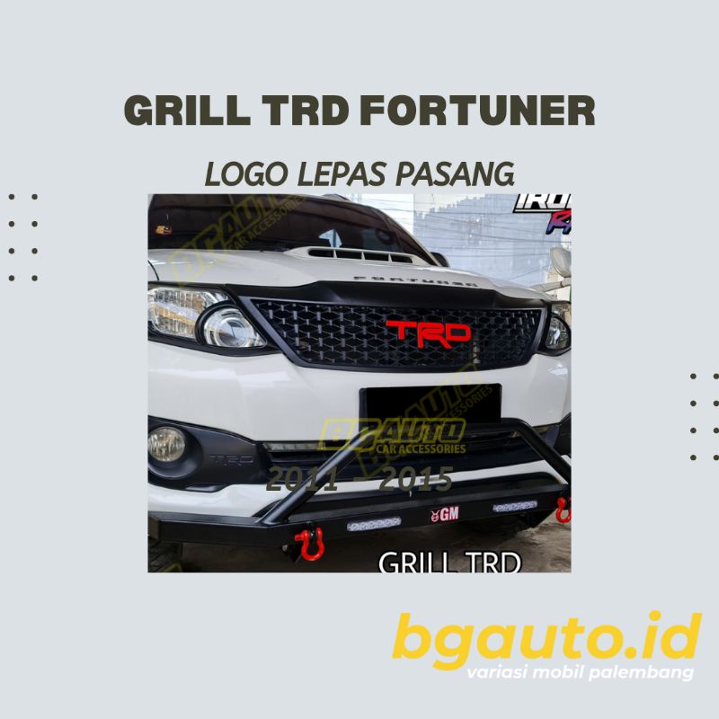 Grill Fortuner 2011 - 2015 TRD Logo
