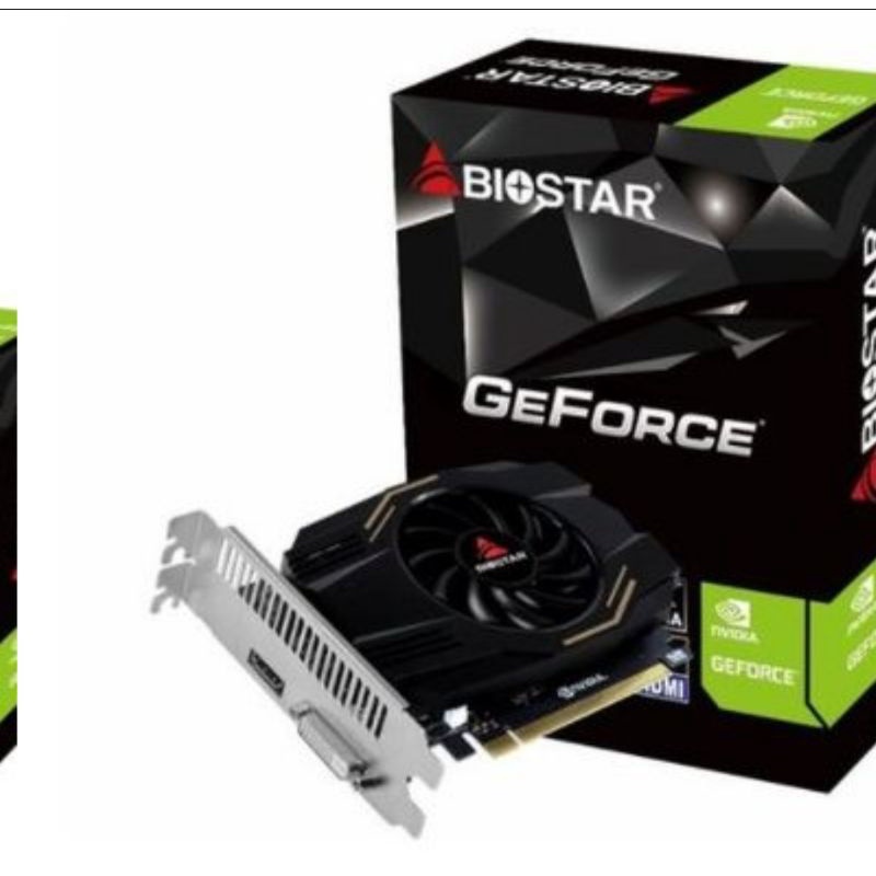 Vga card gaming biostar nvdia geforce gt1030 gt 1030 4gb ddr4 64bit 1 fan PCIe x16 dvi hdmi vn1034tb