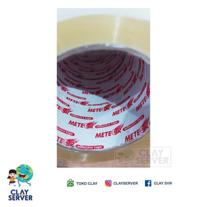 

LAKBAN METEOR MERAH 1 roll - Bening