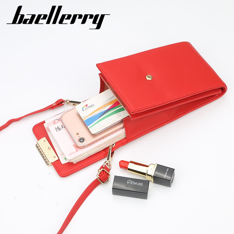 [BISA COD] Tas Selempang Dompet Wanita FOREVER BAELLERRY Dompet Panjang Tali Ori Bahan Kulit N5190