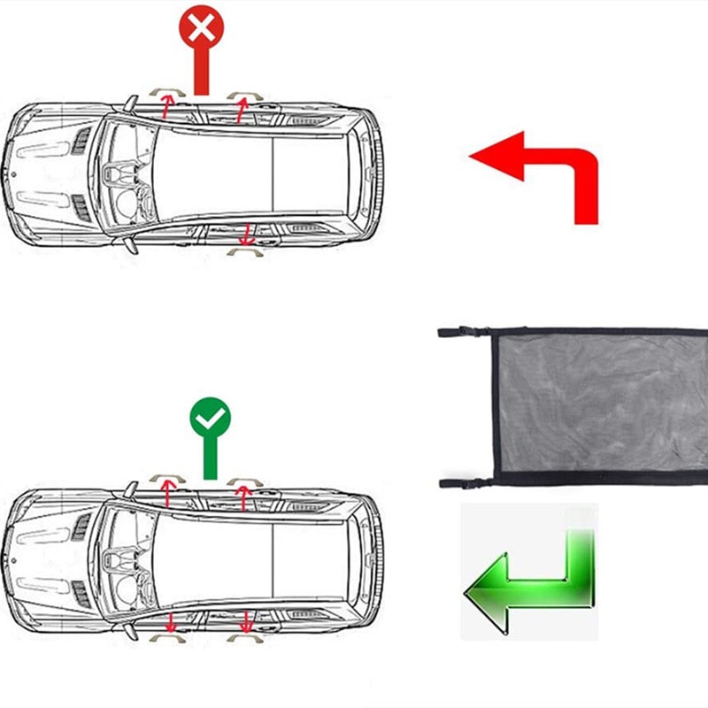 Tas Jaring Mesh Penyimpanan Barang Untuk Interior Mobil SUV