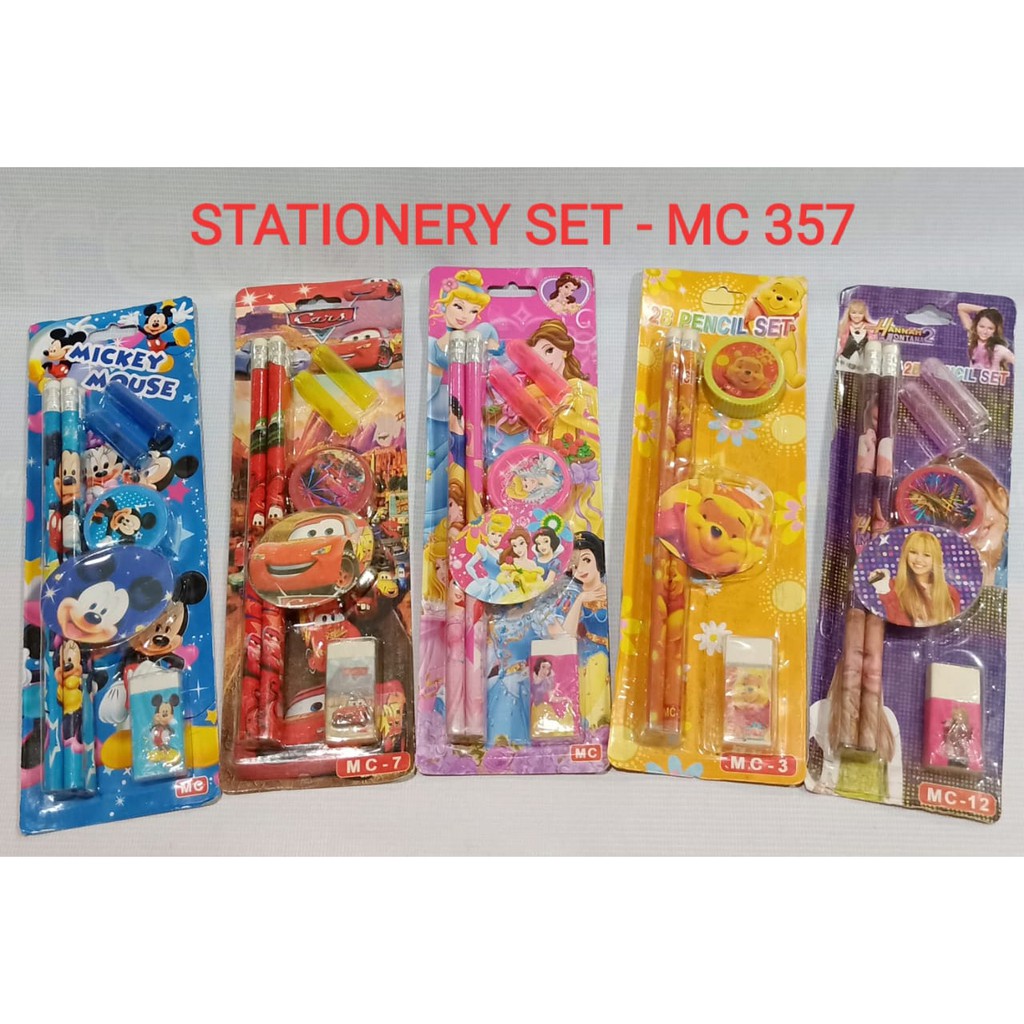 Stationary Set 5 in1 / Alat tulis anak MC 408/357 Cuci Gudang/Promo