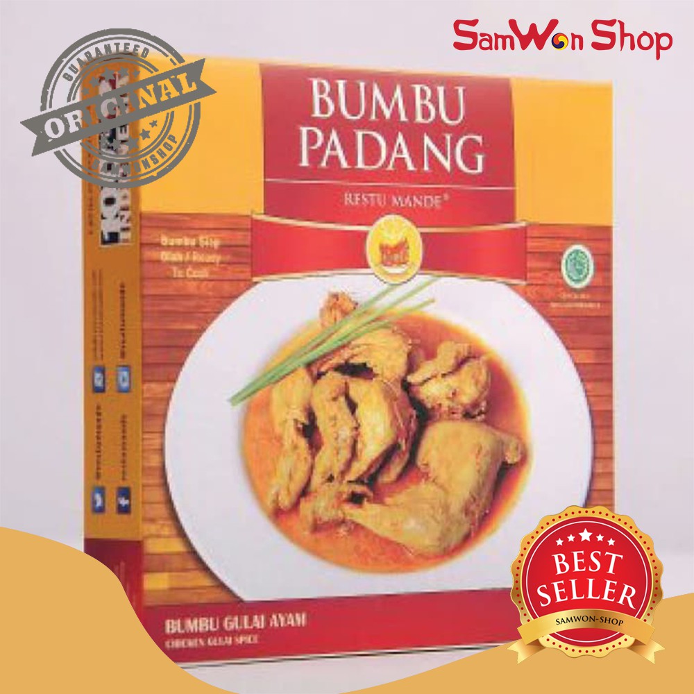 Restu Mande Bumbu Gulai Ayam Khas Padang Otentik Siap Pakai 150 Gram