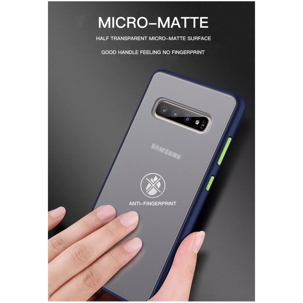 PREMIUM HYBRID CASE BLACK DOVE ANTI PECAH FOR REALME C2