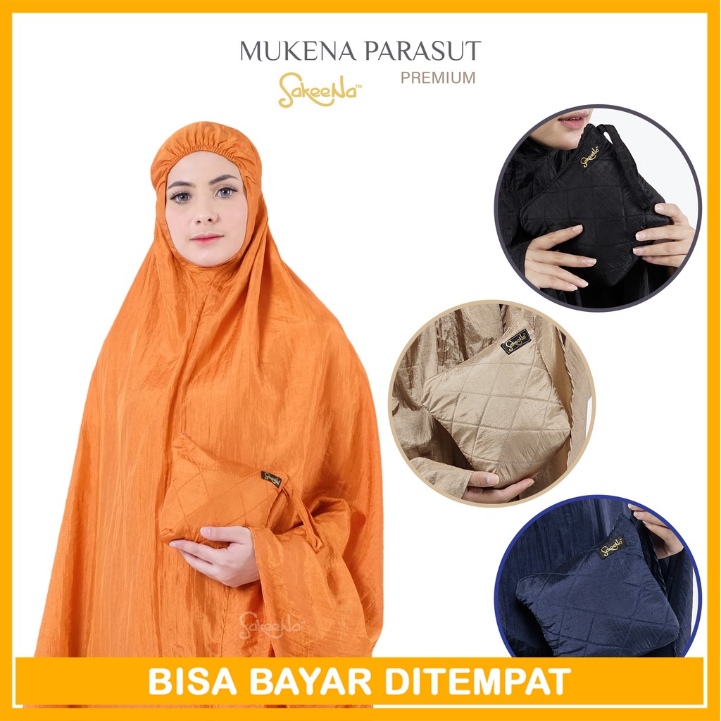 Mukena Parasut Travelling SakeeNa Premium Dewasa