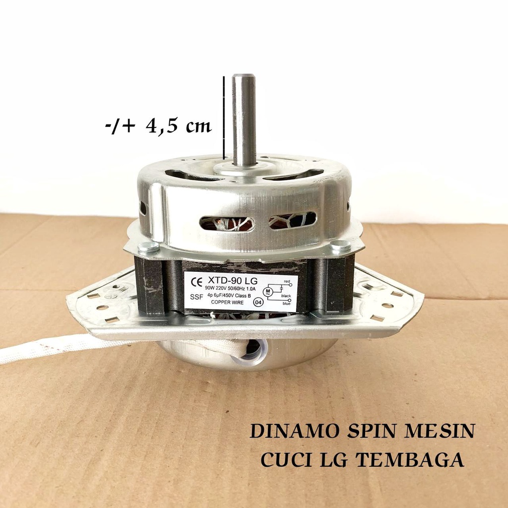 DINAMO SPIN / MOTOR PENGERING MESIN CUCI LG TEMBAGA BEARING