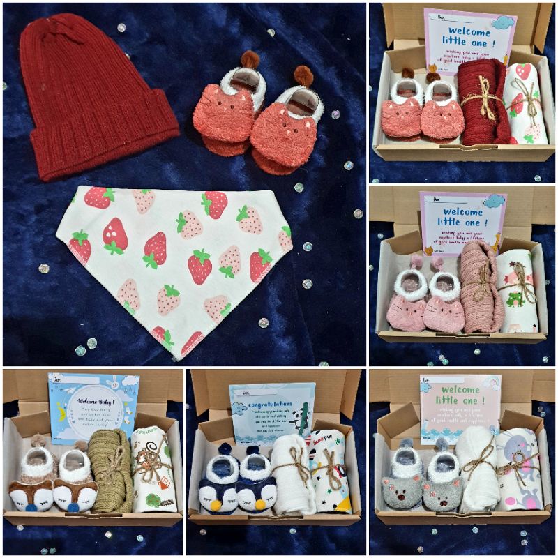 [Mini Hampers] Hampers Bayi Newborn | Kado Bayi | Baju Bayi | Hampers Baby Boy | Hamper Baby Girl | Kado lahiran