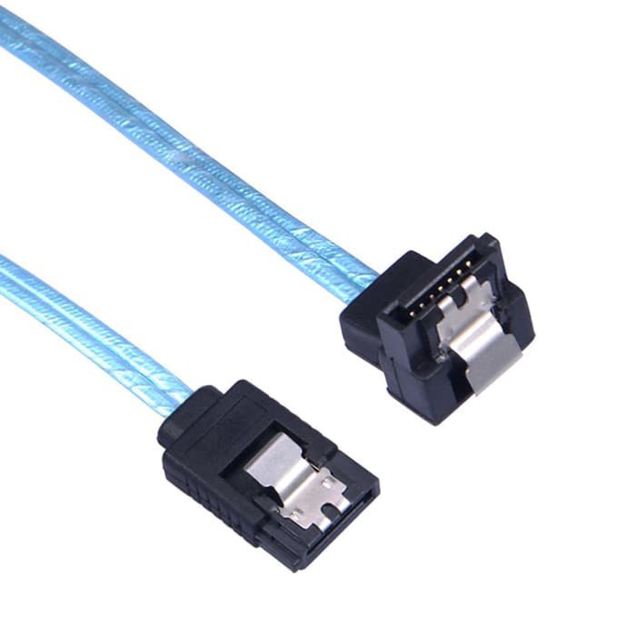 Kabel Serial Data SATA 3 III ORICO Pin Lock 6Gbps CPD-7P6G-BA90 - Cable data sata L klip