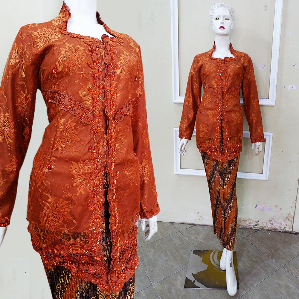 Kebaya Hijab Kebaya Ibu Kebaya Lamaran Kebaya Kartini Brokat Full Furing