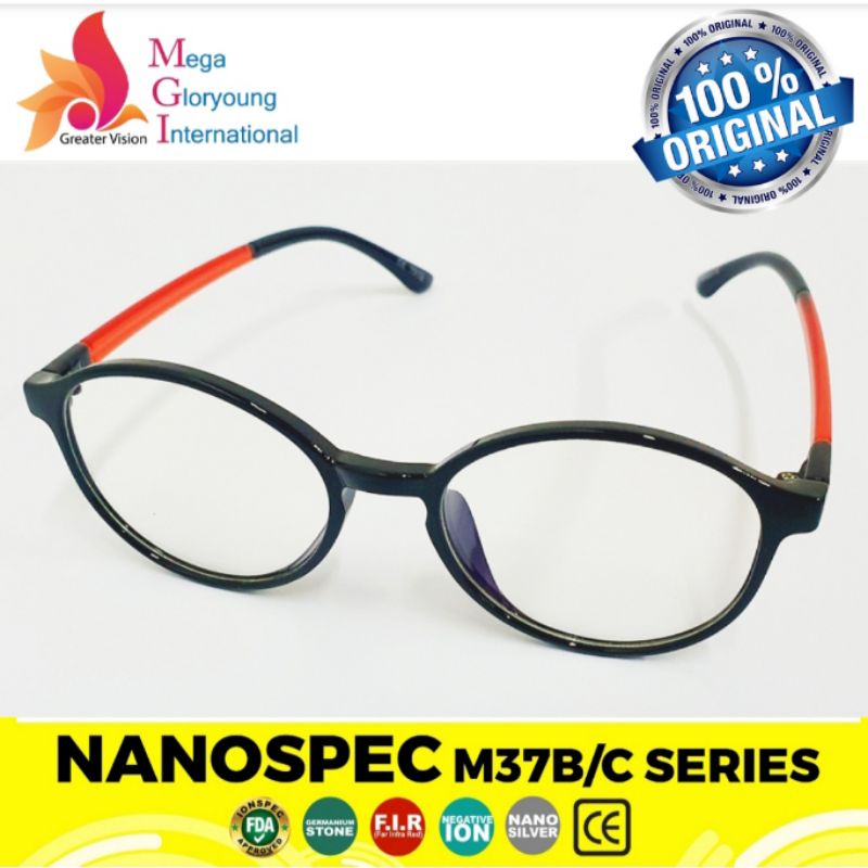 kacamata MGI ionspec nanospec model M37b/c Red |Original |MGICLUB