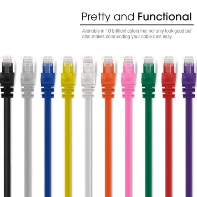 populer] Kabel LAN 1 meter cable LAN JADI RJ45 1M Cat5e cat 5e