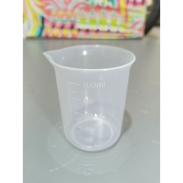 Gelas Takar 100ml model corong  atau Gelas Ukur 100ml