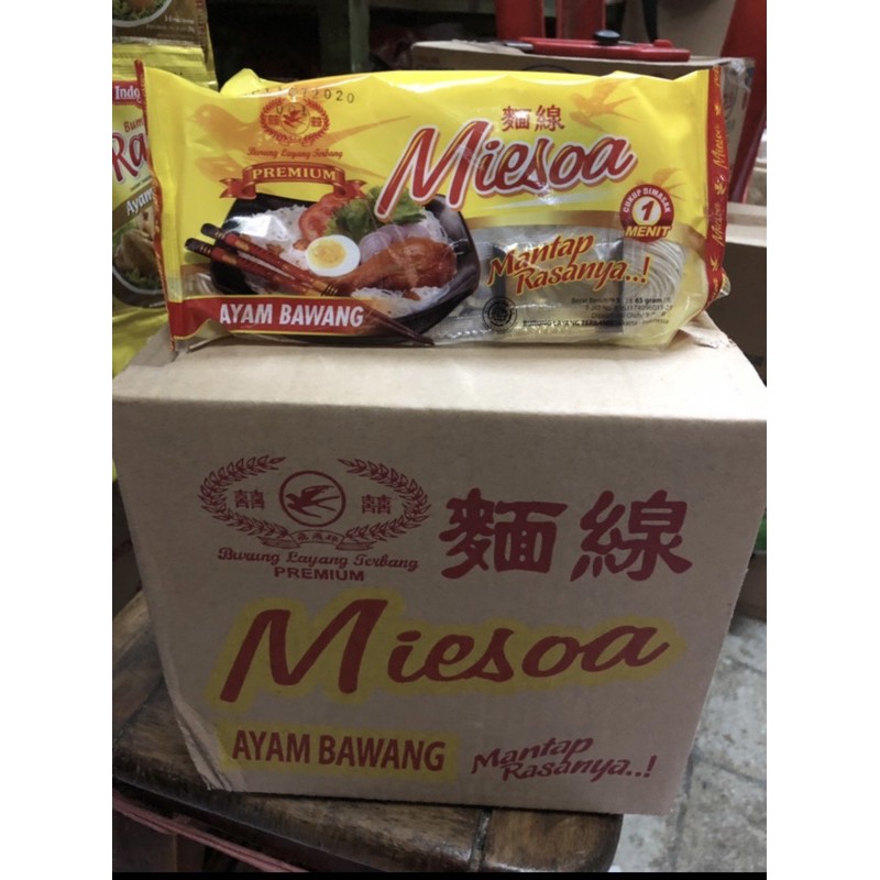 

miesoa instant burung layang terbang 1 dus 20pcs