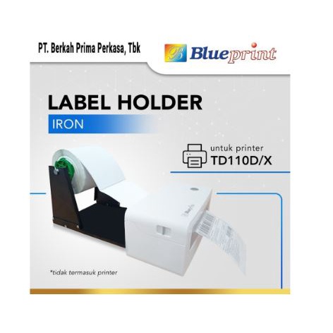 Holder printer resi label barcode sticker roll external blueprint metal iron besi 2in1