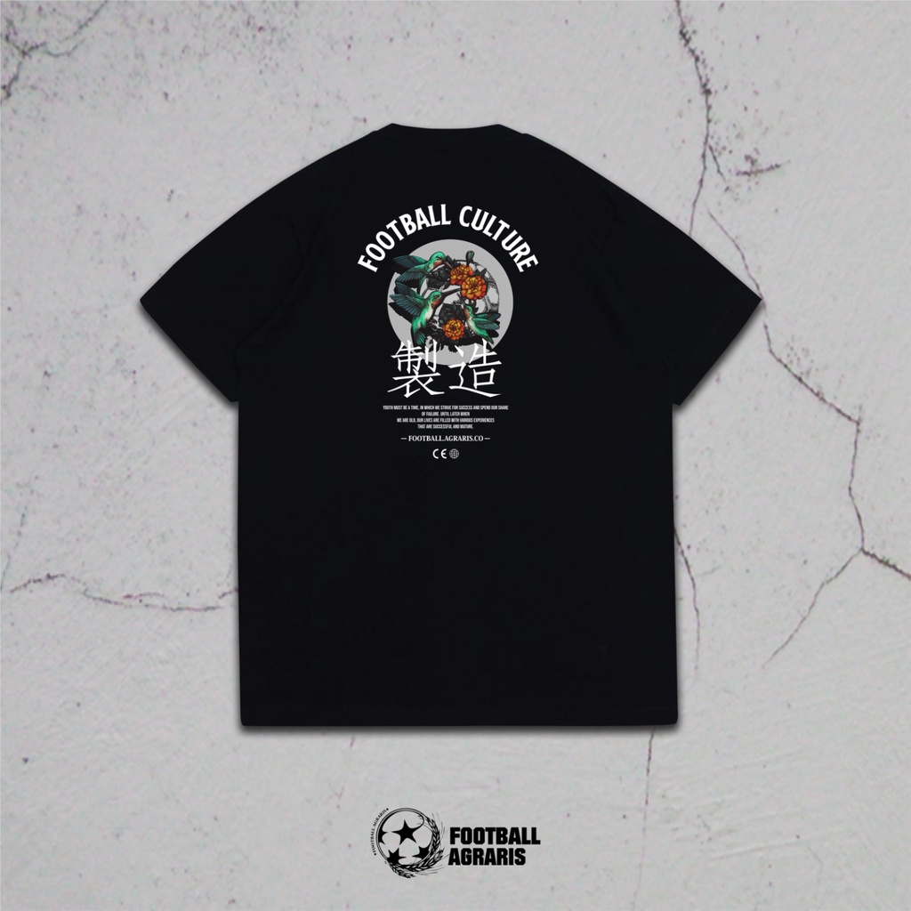 Football Agraris Tshirt Culture Japan Series Black
