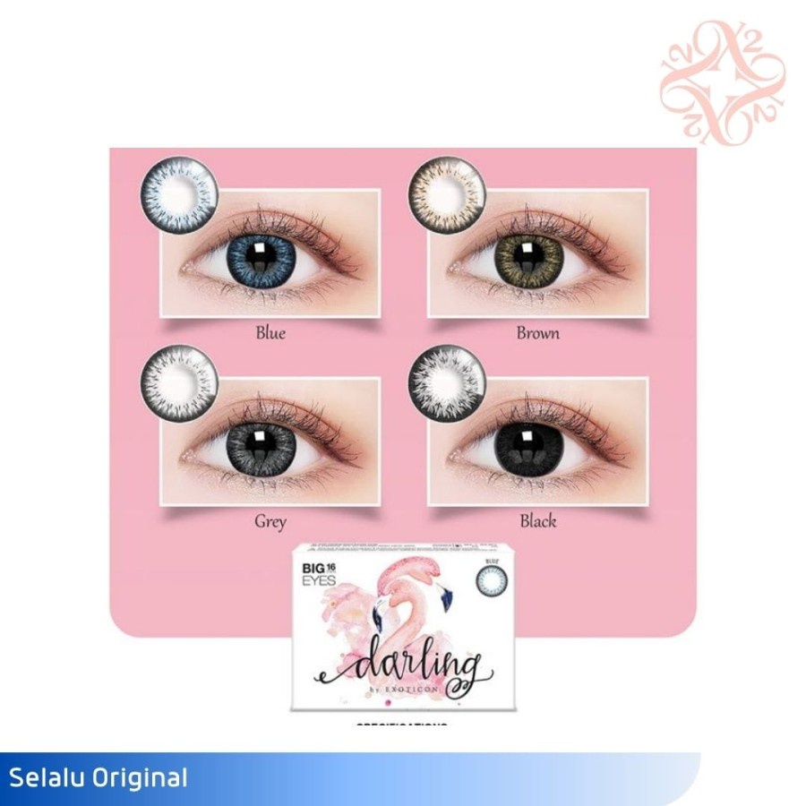 SOFTLENS EXOTICON WARNA X2 DARLING READY MINUS