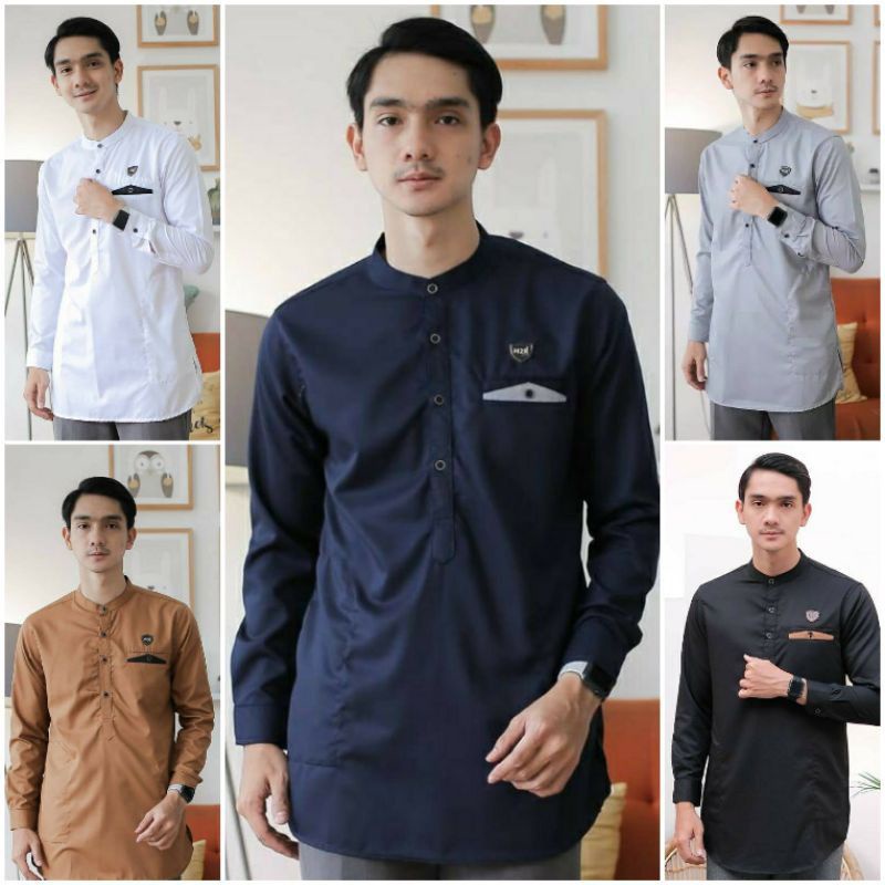 ✅Baju Koko Kurta Dewasa Lengan Panjang Material Catton Adem Serap Keringat