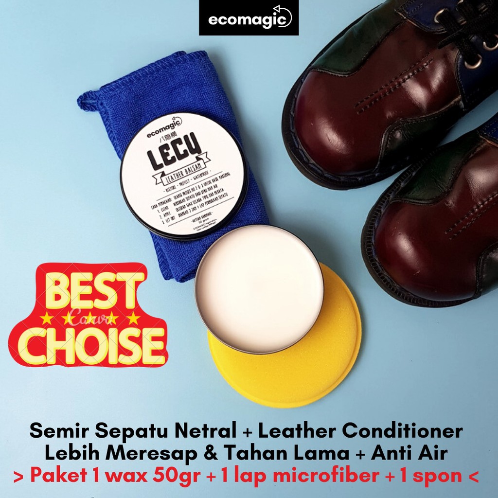 SEMIR SEPATU  KULIT  LEATHER  BALSAM for Smooth Leather  