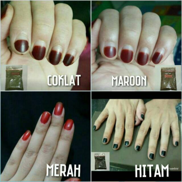 KUTEK MUSLIM HENNA ARAB ORIGINAL/INAI BUBUK/KUTEK HENNA/NAIL HENNA/PACAR MUSLIM