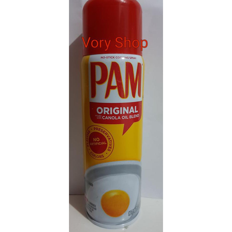 Pam Original Cooking Spray 6oz Shopee Indonesia