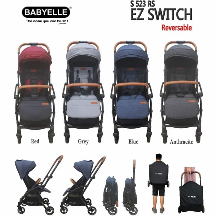 Stroller Kereta Bayi BabyElle EZ Switch S523 RS
