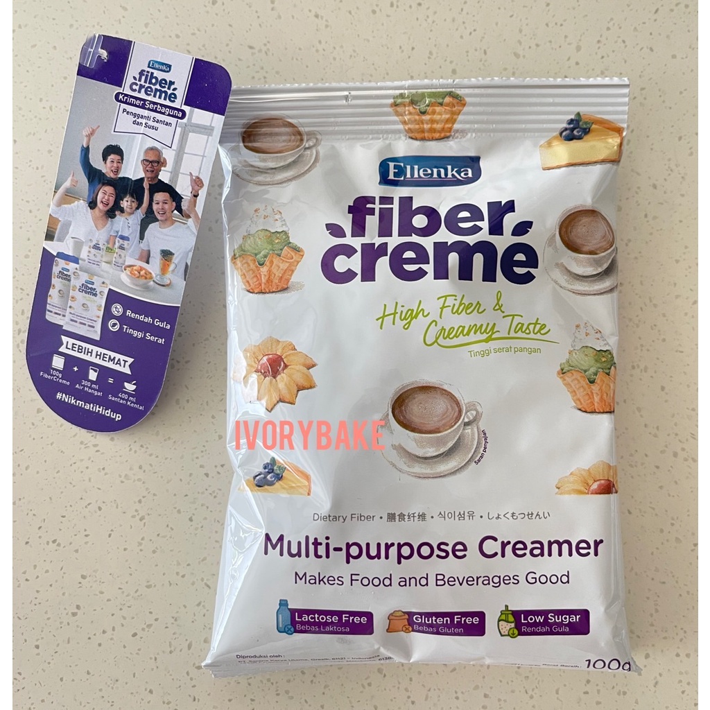 Fiber Creme 100 gram Ellenka Fibercreme Pengganti Santan / Susu