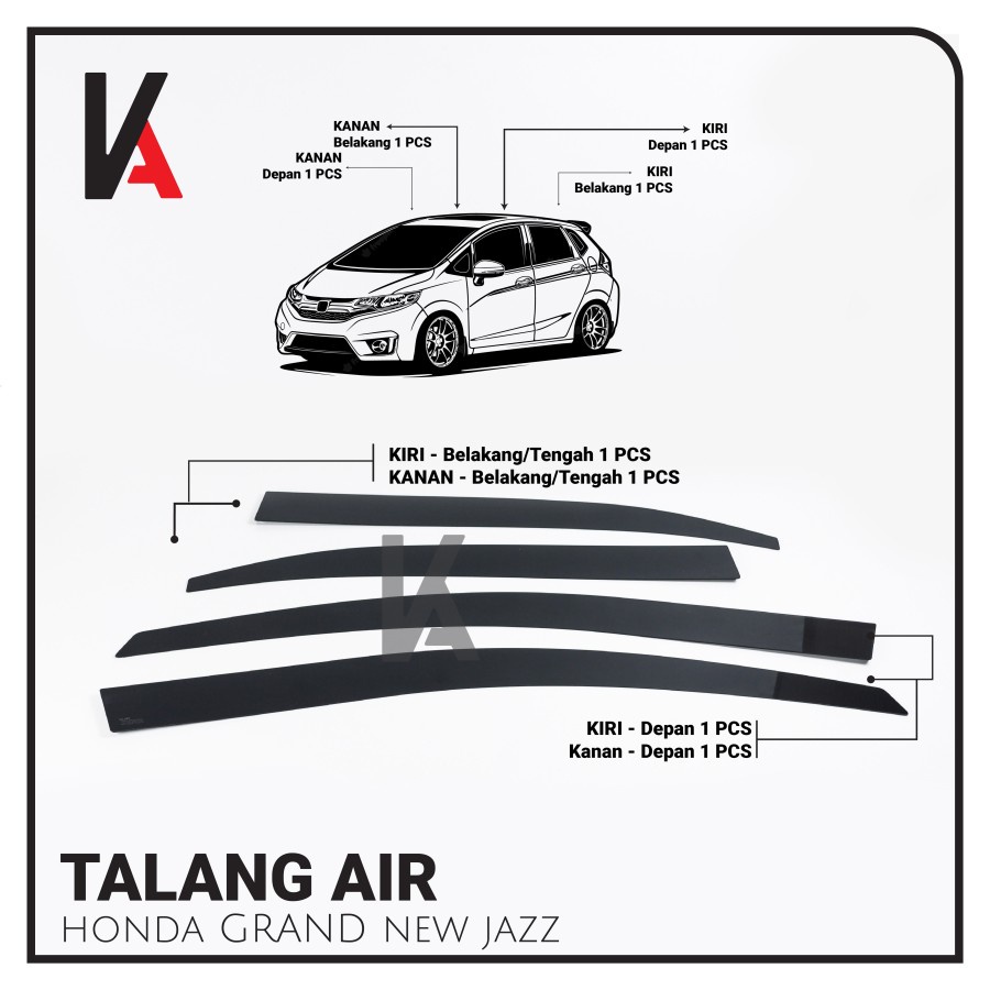 TALANG AIR FLAT HONDA GRAND NEW JAZZ HIGH QUALITY