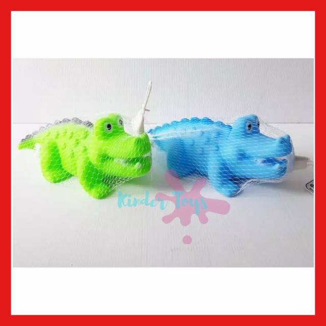 Mainan buaya karet bunyi ukuran JUMBO