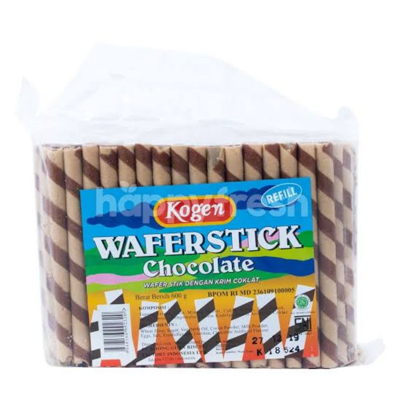 

Kogen Wafer Stik Chocolate 600 Gram