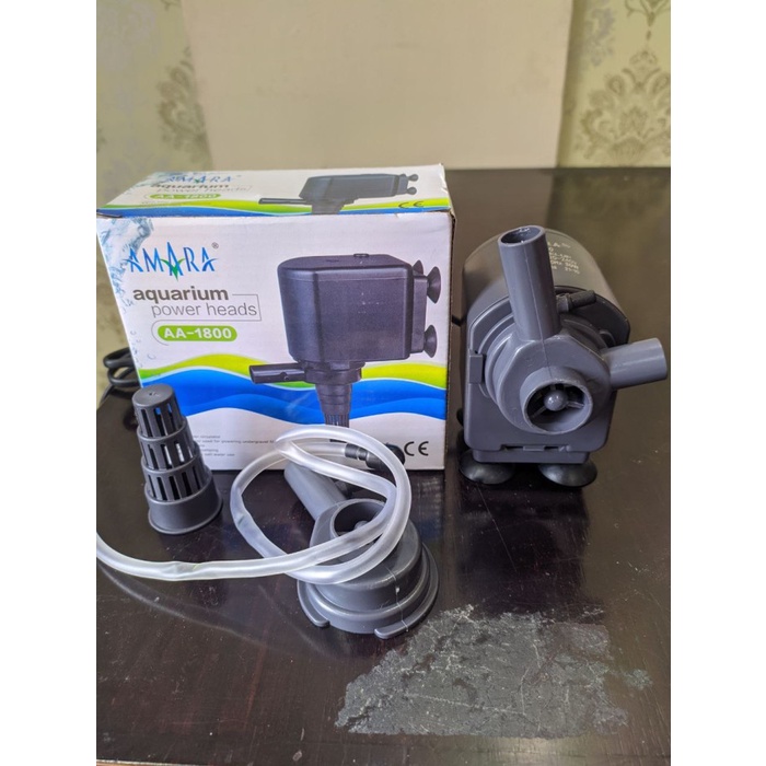 Pompa Air Celup Aquarium Power Head Amara AA-1800 AA1800 AA 1800 Mesin Akuarium Murah