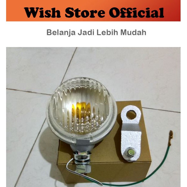 Foglamp / Lampu Kabut / Fog Lamp / Bumper Toyota Hardtop FJ45 FJ40 1F / 2F FJ BJ FJ 45 FJ 40 Satuan