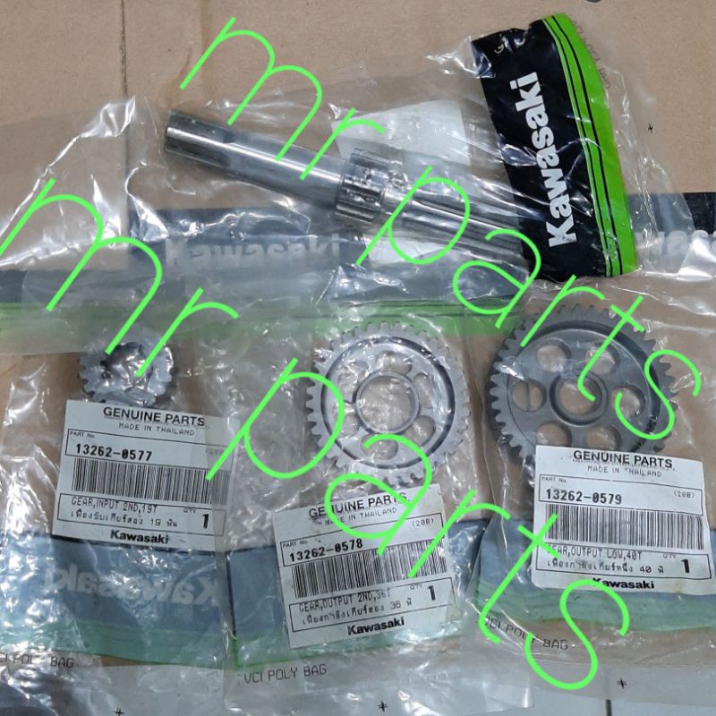 gear gir gigi rasio 1 2 set klx 140 klx140 original