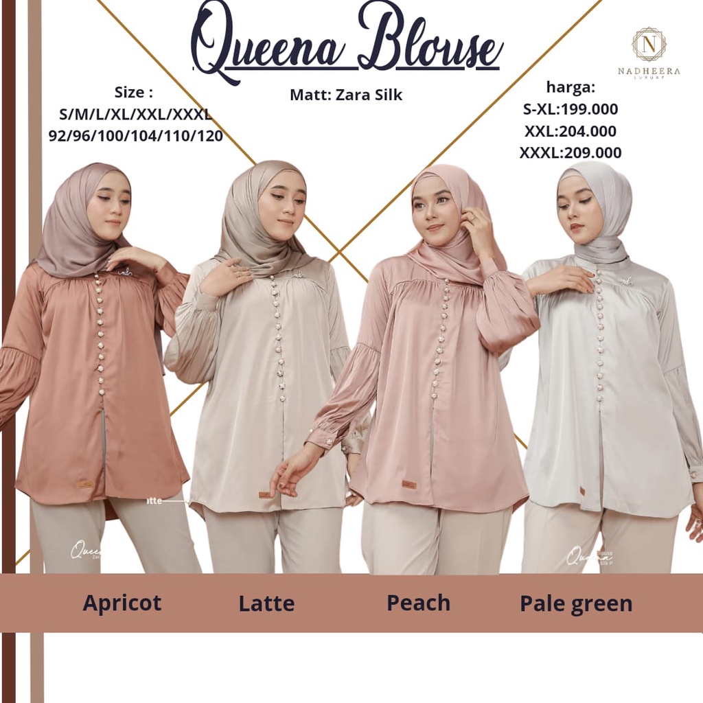 QUEENA BLOUSE NADHEERA LUXURY