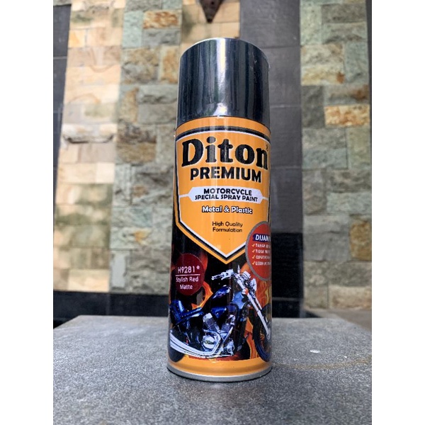 Pilox pylox pilok cat semprot DITON PREMIUM 400cc 400 Cc Warna merah doff pcx Stylist Red Matt 9281