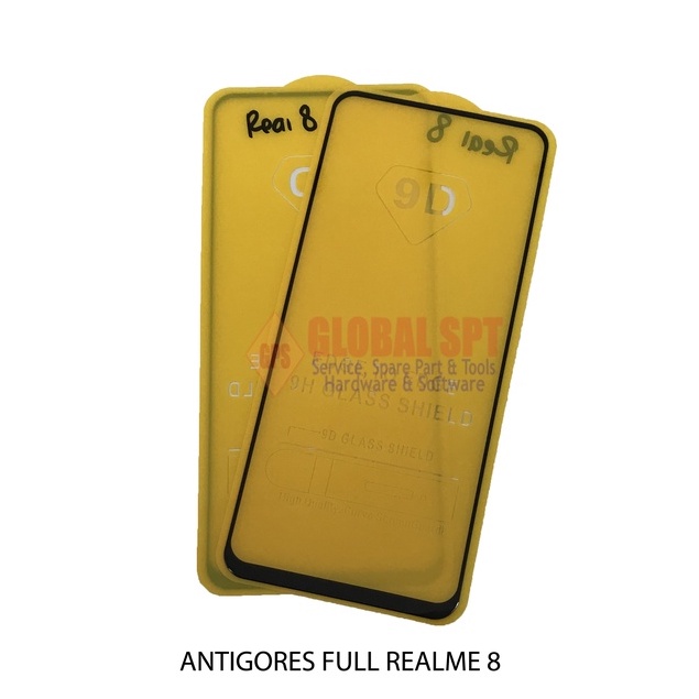 ANTIGORES FULL KACA REALME 8 / ANTI GORES FULL WARNA REALME8