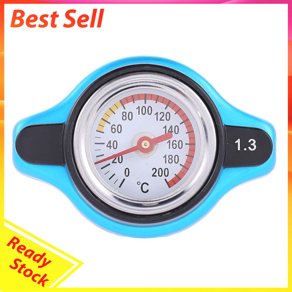 Small Head Car Auto Radiator Cap Water Temperature Meter Thermostatic Gauge